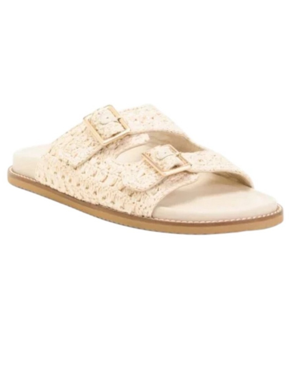 Matisse Posey Crochet Double-Buckle Slide Sandals new in box size 9